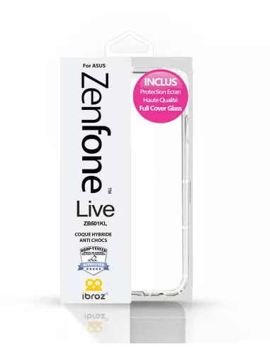 Zenfone Live (ZB501KL) - Pack Coque antichocs + Protection écran 4H...