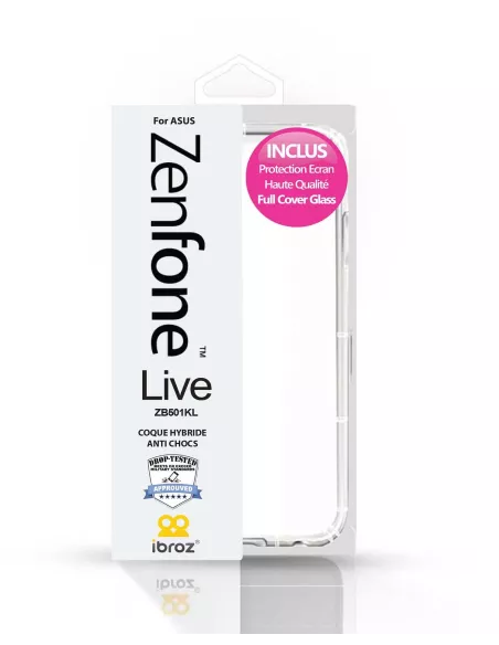 Zenfone Live (ZB501KL) - Pack Coque antichocs + Protection écran 4H...