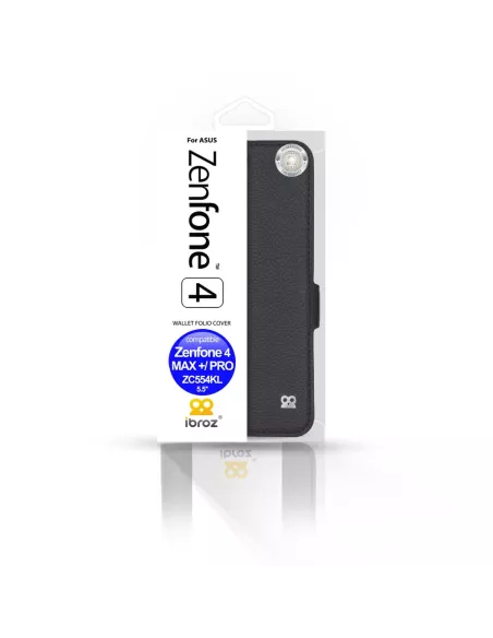 Zenfone 4 Max Plus (ZC554KL) Leather folio case | Ibroz