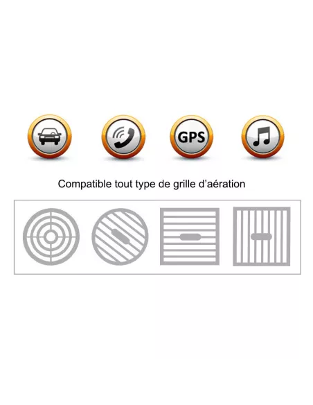 Airfix V1 Support auto extensible pour grille d'aération | Ibroz