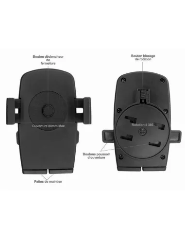EasyFix Support Smartphones pour tableau de bord et Parebrise | Ibroz