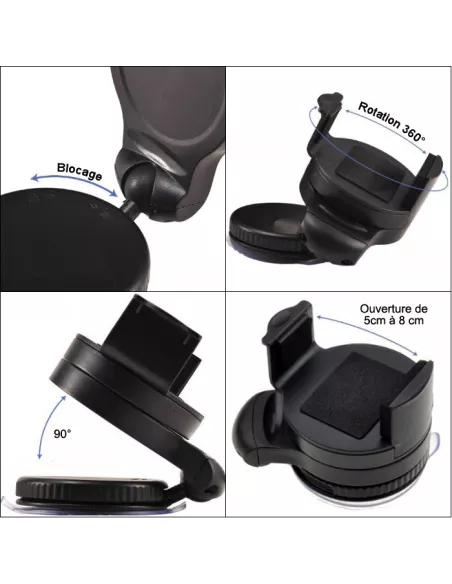 Mini suction cup car mount for windshield and dashboard | Ibroz