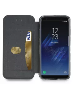 Samsung Galaxy S8 Leather Case Folio CLAM | Ibroz 2