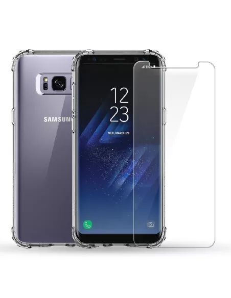Samsung Galaxy S8 Pack Coque antichocs + Protection écran 9H | Ibroz