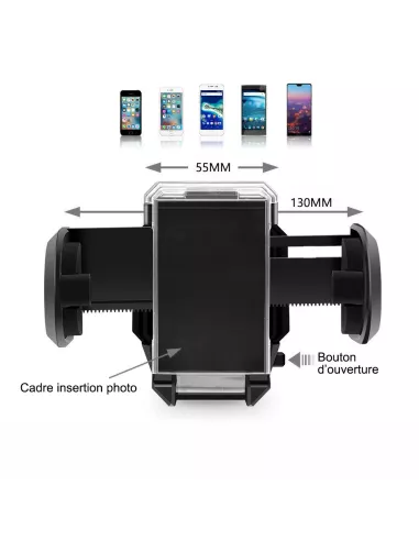 Gooseneck suction cup holder (21cm) | Ibroz