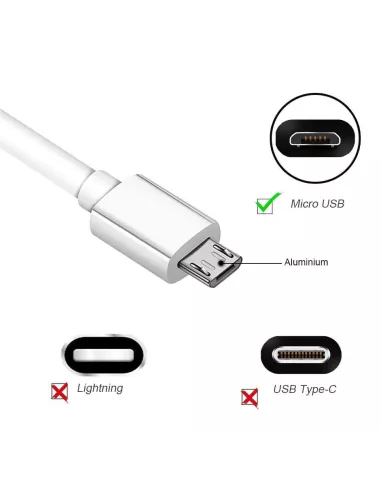 Câble Micro USB vers USB Charge et Transfert Data | Ibroz