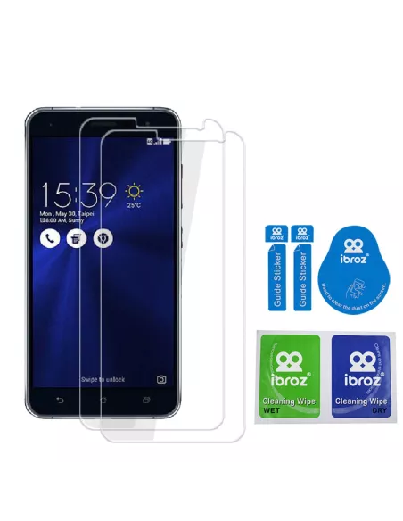 Zenfone 3 (ZE520KL) - Set of 2 9H Tempered Glasses | Ibroz