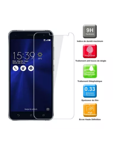 Zenfone 3 (ZE520KL) - Set of 2 9H Tempered Glasses | Ibroz