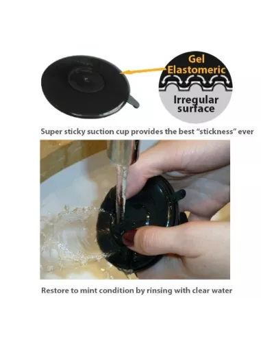 Gooseneck suction cup holder (21cm) | Ibroz