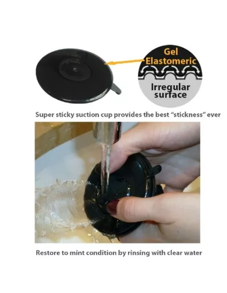 Gooseneck suction cup holder (21cm) | Ibroz