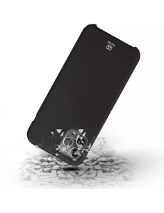 iPhone 11 Pro Coque Liquid Silicone + Verre trempé - Noir | Ibroz 2