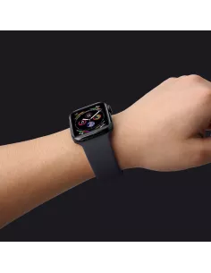 Apple Watch Band 8, 7, 6, SE, 5, 4, 3 - SoftTouch - Black | Ibroz 2