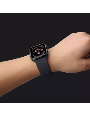 Apple Watch Band 8, 7, 6, SE, 5, 4, 3 - SoftTouch - Black | Ibroz