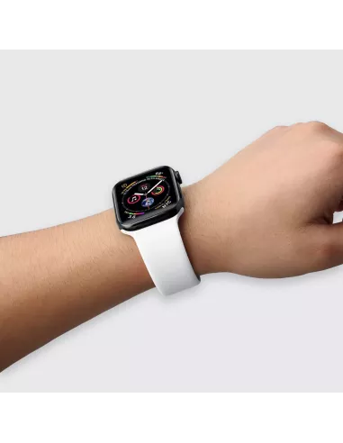 Apple Watch Band 8, 7, 6, SE, 5, 4, 3 - SoftTouch - White | Ibroz