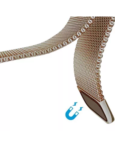 Apple Watch Band 8, 7, 6, SE, 5, 4, 3 - Stainless Steel Milanese ...