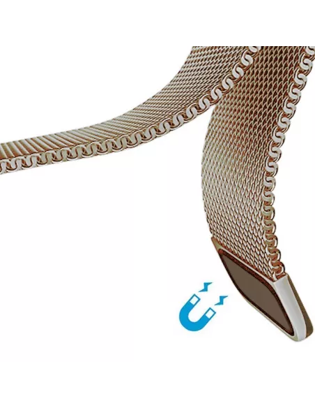 Apple Watch Band 8, 7, 6, SE, 5, 4, 3 - Stainless Steel Milanese ...