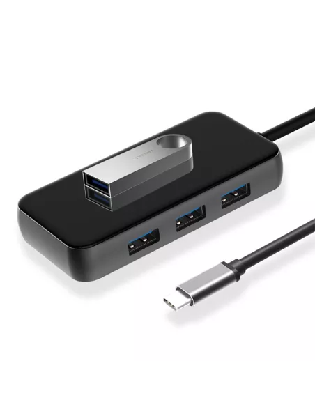 Hub 5 en 1 TIGER 5 - USB C vers PD Charge + 4 Ports USB 3.0 | Ibroz