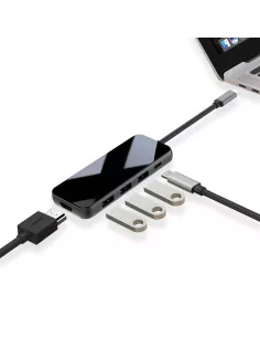Hub 5 en 1 TIGER 5 - USB C vers PD Charge + 3 Ports USB 3.0 + HDMI ... 2