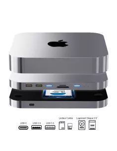 Dock MC25 Extention Mémoire SATA SSD / HDD 2.5’’ et HUB 6 en 1 USB-...