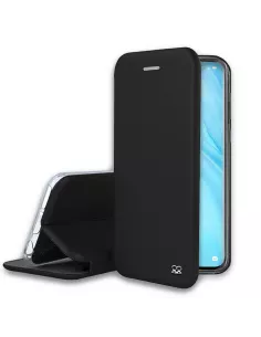 Oppo Reno 4 PRO (4G) Leather Case Folio Clam + Tempered Glass - Black | I...