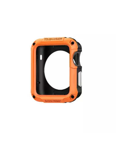 Coque Armor Defender Orange pour Apple Watch 4, 5, 6, SE | Ibroz
