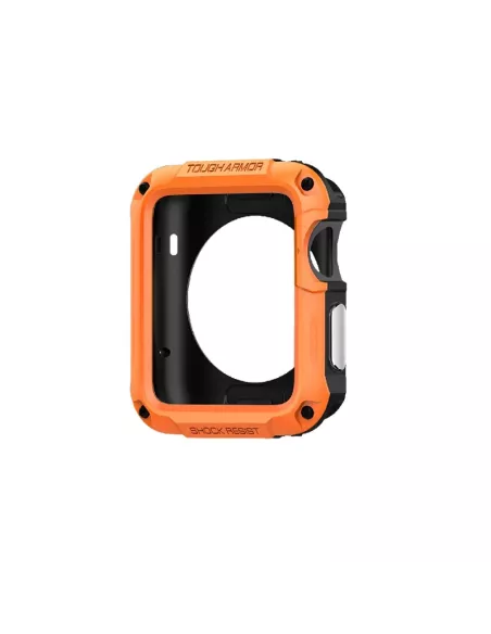 Coque Armor Defender Orange pour Apple Watch 4, 5, 6, SE | Ibroz