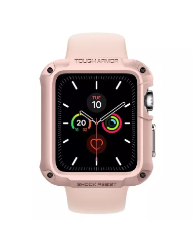 Coque Armor Defender Rose pour Apple Watch 4, 5, 6, SE | Ibroz
