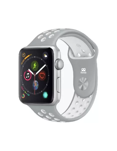 Bracelet Sport Apple Watch 7, 6, SE, 5, 4, 3 - Gris | Ibroz