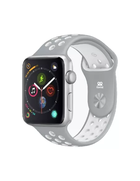 Sport Wristband Apple Watch 7, 6, SE, 5, 4, 3 - Grey | Ibroz