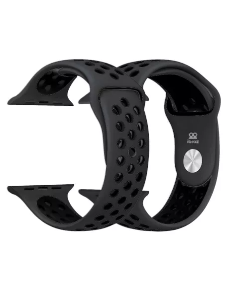 Sport Wristband Apple Watch 7, 6, SE, 5, 4, 3 - Black | Ibroz