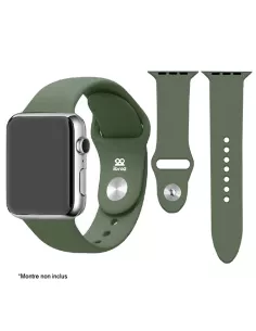 Apple Watch Band 8, 7, 6, SE, 5, 4, 3 - SoftTouch - Khaki Green M...
