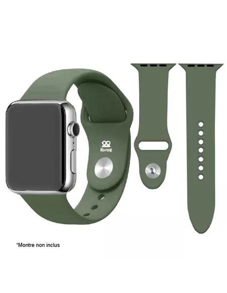Apple Watch Band 8, 7, 6, SE, 5, 4, 3 - SoftTouch - Khaki Green M...