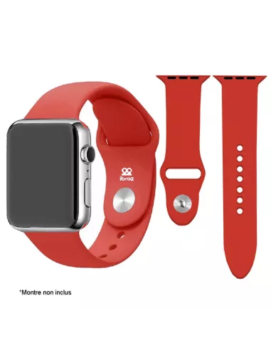Apple Watch Band 8, 7, 6, SE, 5, 4, 3 - SoftTouch - Red | Ibroz
