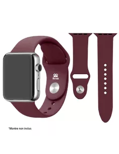 Bracelet Apple Watch 8, 7, 6, SE, 5, 4, 3 - SoftTouch - Bordeaux | ...