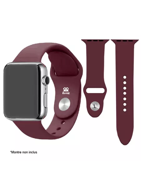 Bracelet Apple Watch 8, 7, 6, SE, 5, 4, 3 - SoftTouch - Bordeaux | ...
