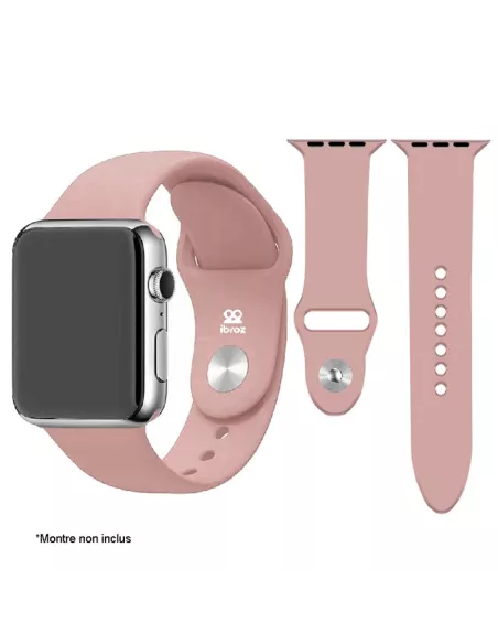 Bracelet Apple Watch 8, 7, 6, SE, 5, 4, 3 - SoftTouch - Rose | Ibroz