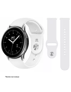 Samsung / Huawei Universal SoftTouch Wristband - 20mm - White | Ibroz