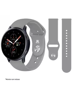 Bracelet SoftTouch Universel Samsung / Huawei - Gris | Ibroz