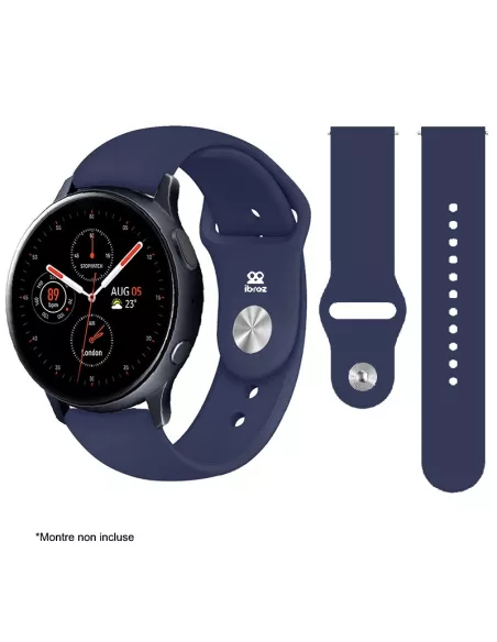 Bracelet SoftTouch Universel Samsung / Huawei - Bleu | Ibroz