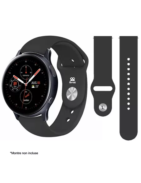 Samsung / Huawei Universal SoftTouch Wristband - Black | Ibroz