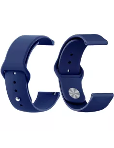 Bracelet SoftTouch Universel 22mm Samsung / Huawei - Bleu | Ibroz 2