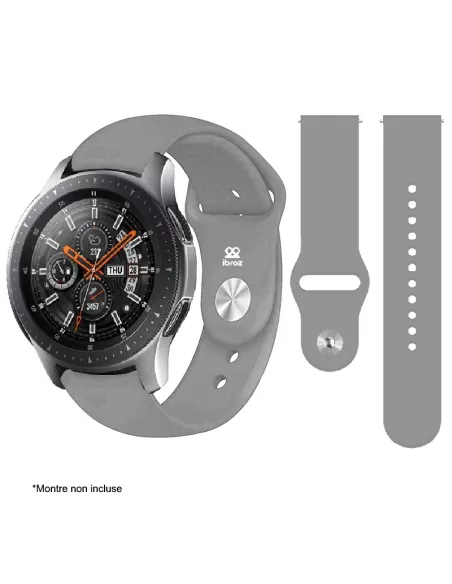 SoftTouch Universal 22mm Samsung / Huawei Wristband - Grey | Ibroz