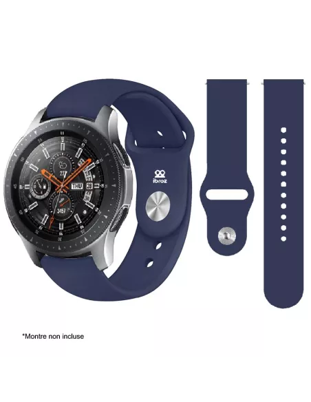 SoftTouch Universal 22mm Samsung / Huawei Wristband - Blue | Ibroz