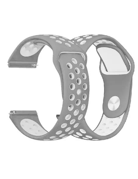 Universal Sport Wristband Samsung Watch / Huawei Watch - Grey/White ...