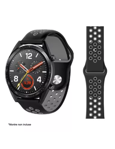 Universal Sport Wristband Samsung Watch / Huawei Watch - Black/Grey |...