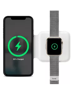 Foldable wireless charger 15W for Apple iPhone and Apple Watch | Ibroz