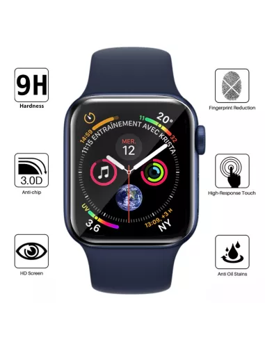 9H integral 3D Curved screen protector Apple Watch 4, 5, 6, SE (38...