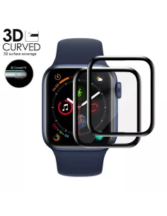 Protection écran 9H intégrale 3D Curved Apple Watch 4, 5, 6, SE (38...