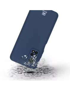 Xiaomi Mi 10T Coque Liquid Silicone Soft Touch bleu + Verre Trempé ... 2