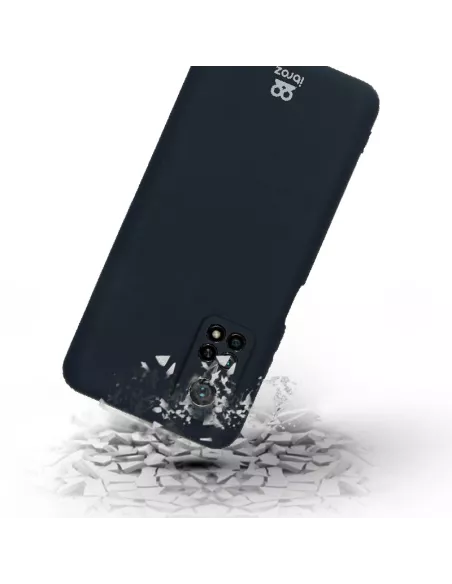Xiaomi Mi 10T Pro Coque Liquid Silicone Soft Touch noir + Verre Tre...